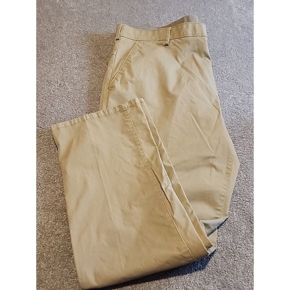 IZOD Advantage Sports Flex Performance Pants Mens 38x30 Straight Fit Khaki - Picture 8 of 14
